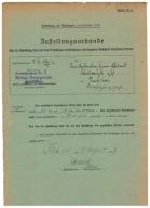 Potwierdzenie odbioru 1917 Racibórz sąd Czechy