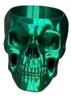 CZASZKA STOJAK NA DŁUGOPISY ORGANIZER LAMPKA LED 3D