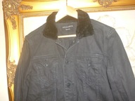 ALLSAINTS KURTKA JEANS-R-M-KOLOR CZARNY.