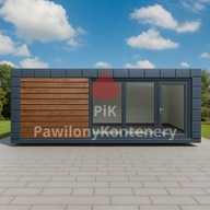 Pawilon na Wynajem z WC 8x3 Pawilony Mieszkalny Usługowy Biurowy