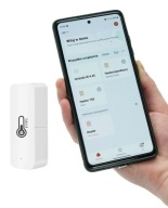 Czujnik temperatury wilgotności WiFi Tuya +baterie