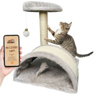 Drapak słupek dla kota z legowiskiem i zabawką Petjet