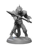 Arak Soldier A Lizardman Człowiek Jaszczur RPG Druk 3D