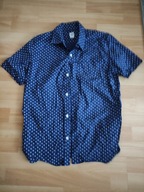 Koszula chłopięca 146 granatowa