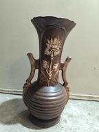 Wazon ceramiczny, kamionkowy z okresu PRL