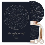 PLAKAT PERSONALIZOWANA MAPA GWIAZD NIEBA DLA PARY PREZENT NA ŚWIĘTA - PDF