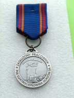 Oryg MEDAL ZASŁUŻONY PRACOWNIK PGE ELEKTROCIEPŁOWNIA- Gorzów S.A.WSTĄŻKA