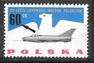 Czysty** Fi. 1279 z serii 1277 - 1284 usterka "niebieska plama na "0" w 60
