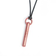 Wisiorek z czystej miedzi, turmaliny wewnątrz.