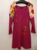 VINTAGE VITABELLA NORWAY WEŁNIANA SUKIENKA R.S/M WEŁNA BOHO HIPPIE