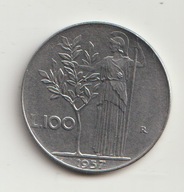 Wlochy 100 lirow 1957 stan 1