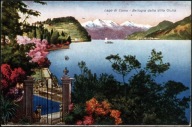 Lago di Como. Bellagio dalla Villa Giulia - Cesare Capello, Milano 1920