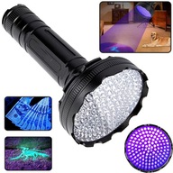 LATARKA UV 395NM 128 LED DO BURSZTYNU KLIMATYZACJI BANKNOTÓW, MOCZ