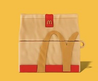 Etui z motywem McDonald na AirPods 1/ 2/ Pro/ Pro 2/ Pro 3/ 3/ 4/