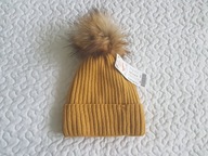 Coccodrillo piękna czapka żółta nowa roz 128 54