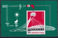 1976 Węgry Olimpiada Montreal Mi3 blok 119A **