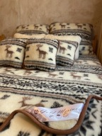 Komplet 100% wełna owcza Merino (155x200cm)