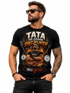 Koszulka Grillowa Tata od Zadań Specjalnych Grill Edition BBQ Prezent XL