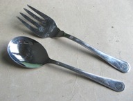 GERLACH : Sztućce do SAŁATEK : PZU : Państwowy Zakład Ubezpieczeń : UNIKAT