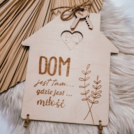 Drewniana Kartka Koperta NA PIENIĄDZE Dom PARAPETÓWKA Ślub Twój GRAWER !