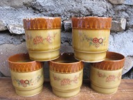 OZDOBNY Kubek Stołówkowo - Barowy_Porcelit TUŁOWICE PRL