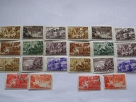 ZSRR - odbudowa gospodarki - Mi. 1168-78 A + B kasowane