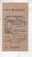 Bilet PKP, Kleszczewo do Bydgoszcz, 1946r., -23
