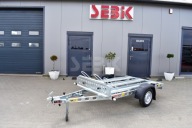 Mocna spawana przyczepa Wiola MOTO N3 DMC 750 kg.