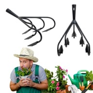 SPULCHNIACZ KULTYWATOR PAZURKI 5 ZĘBÓW RĘCZNY SPULCHNIARKA WYRYWACZ CHWASTU