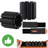 OBCIĄŻNIKI CIĘŻARKI NA KOSTKI NADGARSTKI DO ĆWICZEŃ 2x450G CZARNE