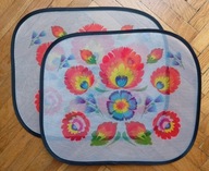 OSŁONA PRZECIWSŁONECZNA NA OKNO SIATKA Z FOLII ELEKTROSTATYCZNEJ 43x36 cm