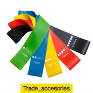 ZESTAW 5 GUM OPOROWYCH DO ĆWICZEŃ 1-20 KG MINI BAND