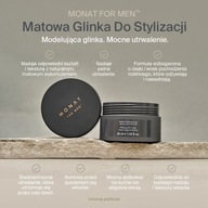 MONAT FOR MEN Matowa Glinka Do Stylizacji nowa - wyprzedaż
