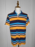 Polo koszulka t-shirt męski paski XL #126