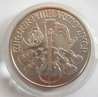 Wiedeńscy Filharmonicy - 2018 rok - 1 oz Ag 999, Uncja srebra