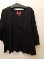 GUDRUN SJODEN TUNIKA BLUZKA LEN R.L/XL BOHO HIPPIE ORYGINALNA