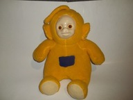 KOLEKCJONERSKA MASKOTKA VINTAGE TELETUBIŚ Z CELULOIDOWĄ BUZIĄ 35CM LATA 90