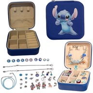 ZESTAW KORALIKÓW DO ROBIENIA BRANSOLETEK LILO STITCH BIŻUTERII PREZENT