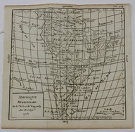 Amerique Ameryka Płd mapa Robert de Vaugondy 1750 r