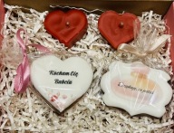 ZESTAW PREZENTOWY dla Babci ciastko pierniki z lukrem królewskim świeczki