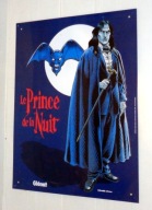 Le Prince de la nuit - Książ nocy - blaszana tablica reklamowa .