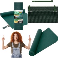 SIATKA CIENIUJĄCA MASKUJĄCA KAMUFLAŻOWA UV OSŁONA MATA NA OGRODZENIE FOLIA