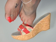 *Ferrucci * Brazylijskie klapki roz 39