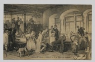 Gerard Pies Psy ok.1910r. zabawa w karczmie 510F