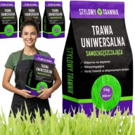 NASIONA TRAWA UNIWERSALNA GĘSTY MOCNY TRAWNIK ODPORNY NA DEPTANIE 5KG 200M2