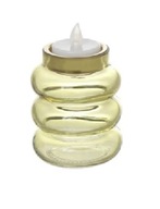 ŚWIECZNIK SZKLANY NA TEALIGHTY WYSOKOŚĆ 9 CM