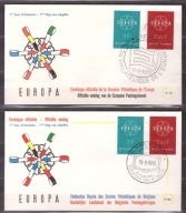 Belgia CEPT Europa koperty FDC 1959 (2)