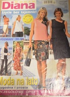 Diana moda moden jak Burda 2/2005 wykroje krawieckie szycie diy