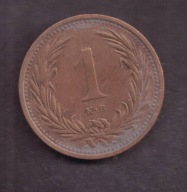 Węgry - 1 Filler 1900 rok