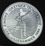 300 000 zł. 1993 r. Lillehammer. 1 uncja, Ag. 999. st. L
